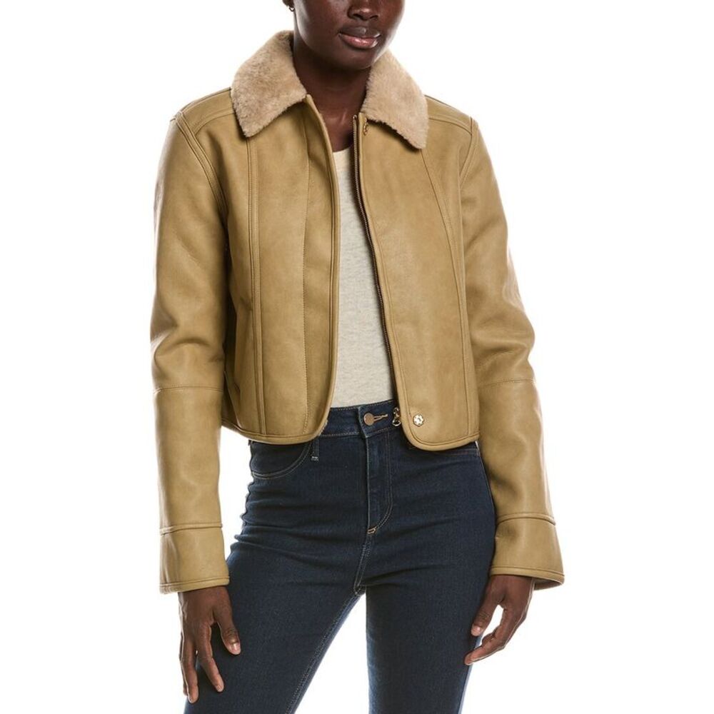 J.Mclaughlin Womens Melinda Jacket, Tan